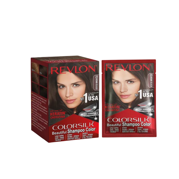 Revlon Hair Color Shampoo | Shade #20 | 12 Sachet