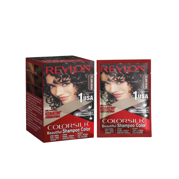 Revlon Hair Color Shampoo | Shade #30 | 12 sachet