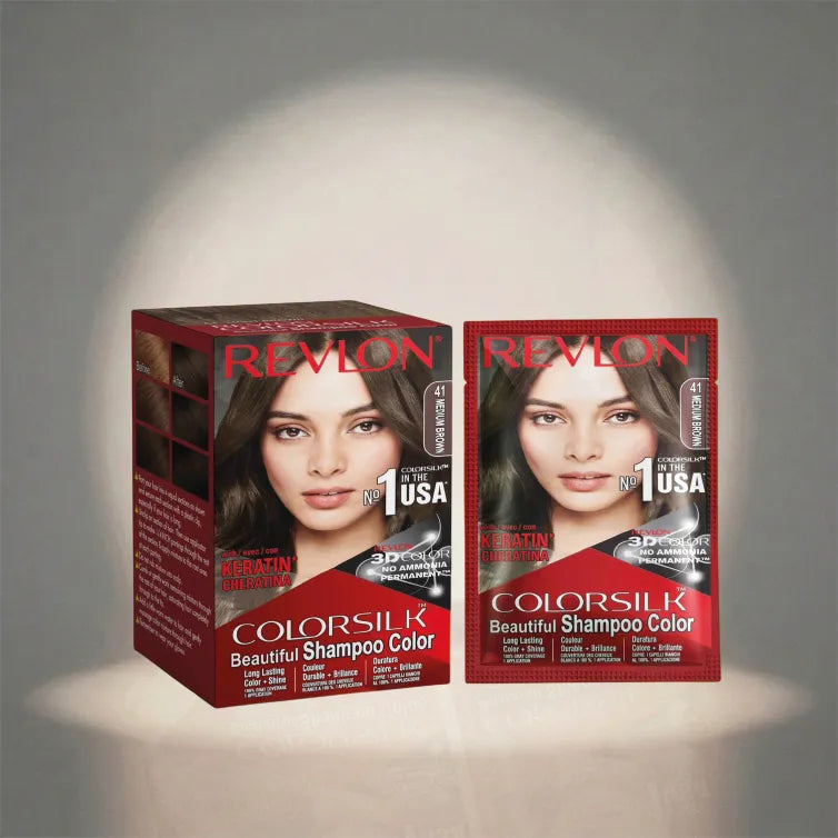 Revlon Hair Color Shampoo | Shade #41 | 12 sachet
