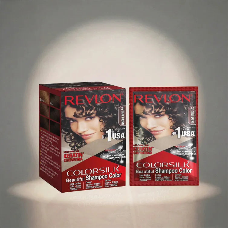 Revlon Hair Color Shampoo | Shade #30 | 12 sachet