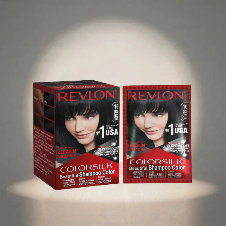 Revlon Hair Color Shampoo | Shade 10 | 12 sachet