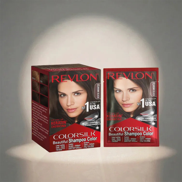 Revlon Hair Color Shampoo | Shade #20 | 12 Sachet
